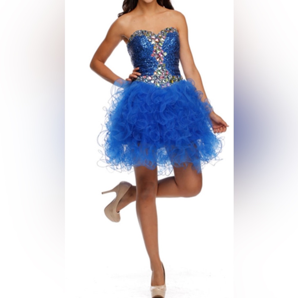 Royal Blue Party Dress